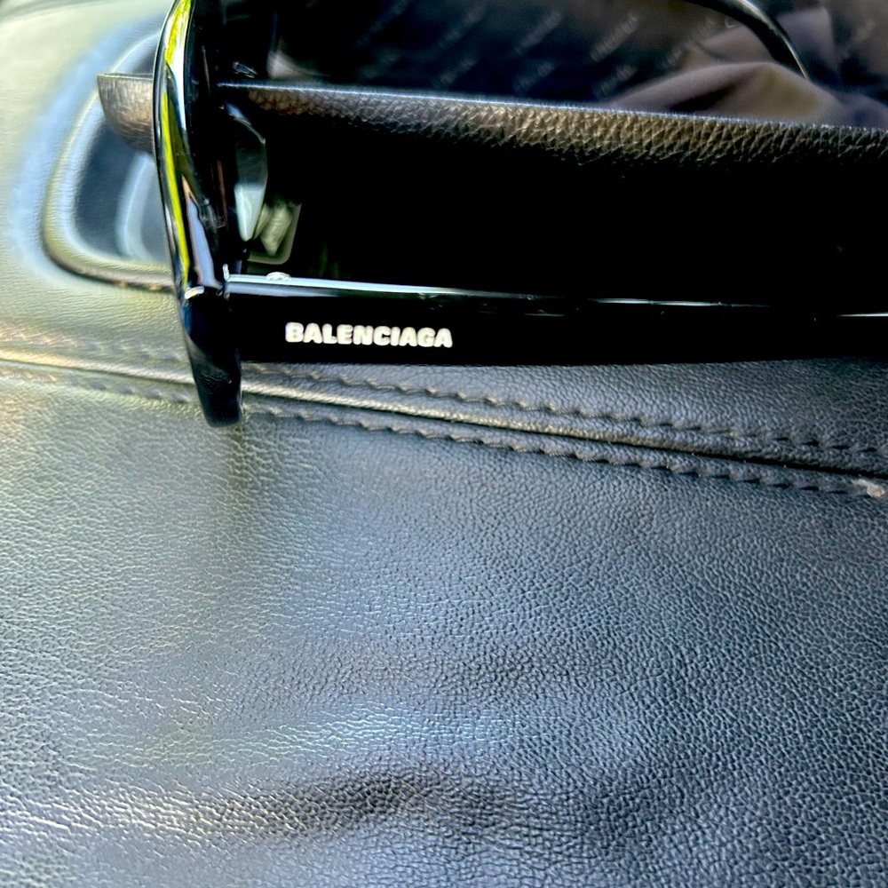Balenciaga black sunglasses